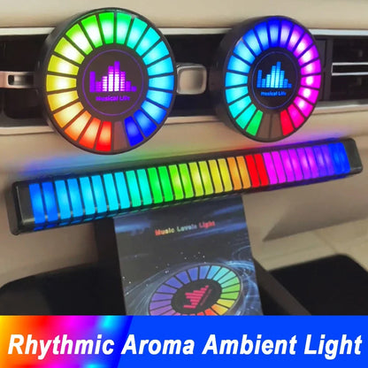 RGB Sound Control Music Rhythm Lamp & Air Freshener